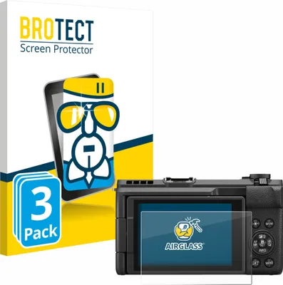 Produktbild von 3x BROTECT Schutzglas für Canon PowerShot V1 Schutzfolie Panzer Folie Glas Display Schutz klar