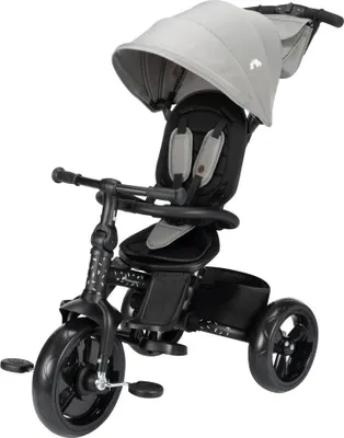 Produktbild von Bebeconfort Windy, Dreirad mit Schubstange, 10 Mon-4 Jahre, 0–25 kg, auf das Kind einstellbar, bequemer Wendesitz, schützendes Verdeck, Tinted Grey