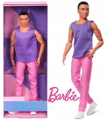 Produktbild von Barbie Looks Ken Modepuppe Lila Outfit Stylisch