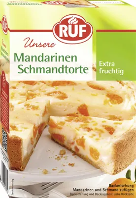 Produktbild von RUF Mandarinen Schmandtorte Backmischung