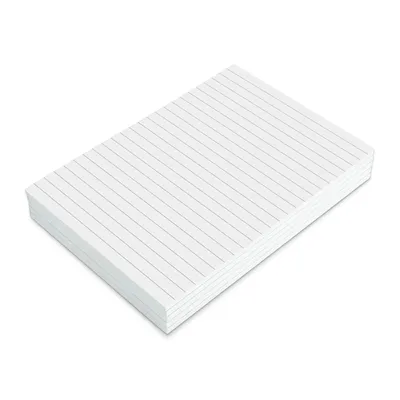Image de Bloc-notes set - DIN A5 - 5 blocs - ligné - 50 pages par bloc - collé - dos cartonné solide - papier 90 g/m² - qualité supérieure