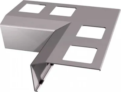 Produktbild von Renoplast Aluminium Traufprofil K301 Keramikboden, Innenecke 90°, Graphit