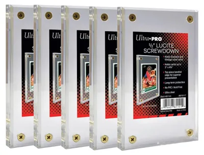 Produktbild von 5x Ultra Pro - Lucite 1/2" Screwdown