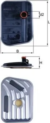 Immagine prodotto di MAHLE HX 273 Filtro olio cambio automatico Filtro olio cambio per FORD FOCUS III Station wagon Kuga Mk2 (DM2) MONDEO IV Station wagon (BA7) Focus II Hatchback S-MAX