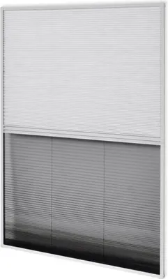 Produktbild von Insektenschutz-Plissee für Fenster Jalousie Aluminium 80x100 cm