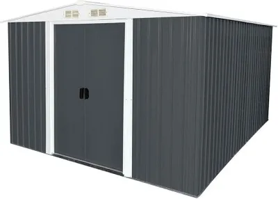 Produktbild von HOME DELUXE - Geräteschuppen BOHIO - Größe: XL - Maße 258 x 206 x 177 cm, Raumfläche 5,2 m², inkl. Fundament I Gerätehaus Gartenschuppen Gartenschrank