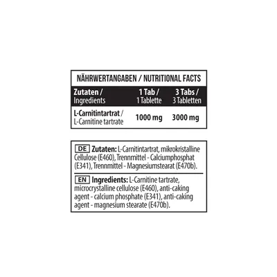 Produktbild von MST - L-Carnitine 1000  (90 Tabl.)