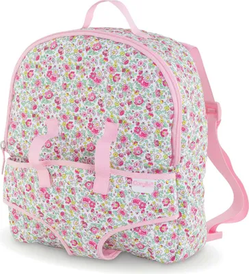 Image de Corolle Mon Premier Poupon - Poupée à porter en sac à dos, 30 cm, motif floral