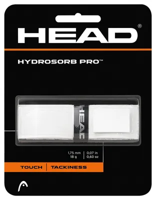 Produktbild von HEAD Hydrosorb Pro, Ersatzgriff, Tennis, Weiß, Elastomer, Einfarbig, 1,75 mm
