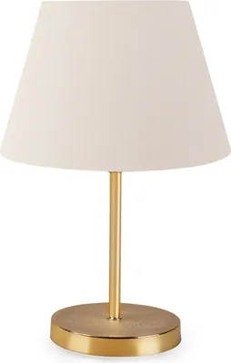 A close-up studio shot of a table lamp.