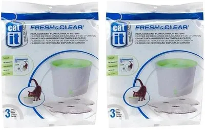 Obrázek produktu pro Čisticí filtry, balení po 6 kusech pro fontánky na pitnou vodu 3 l