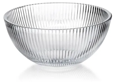Produktbild von Schüssel Glas MODERN KITCHEN Ribbed 12,6 x 6 x 5,6 cm Transparent 1 Stk.