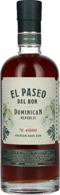 Produktbild von El Paseo del Ron Premium Dark Rum No. 45105 40% Vol. 0,7l