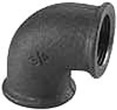 Produktbild von Temperguss Winkel Nr. 90 schwarz, 90 Grad, I/I 11/2"