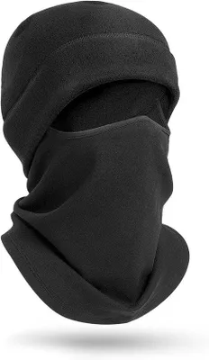 Produktbild von Weiche Fleece Skimütze schwarz für Damen und Herren