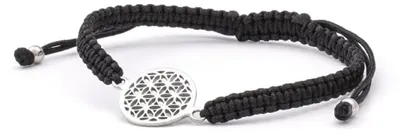 Image de Lanyard noir élégant bracelet kabala Mandala AGB564