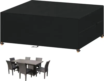 Produktbild von Famanu Abdeckhaube für Gartenmöbel - Wasser- und winddicht - 220 x 110 x 75 cm