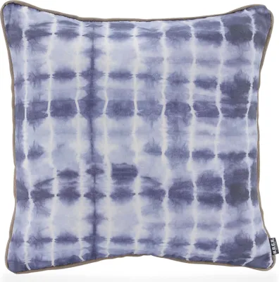 Produktbild von H.O.C.K. Badu Batik Midnight Outdoor Kissen mit Keder 50x50cm col. 03 blau