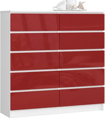 Obrázok produktu pre raumhirsch Vysoká komoda s 120 cm, s 10 zásuvkami. Komoda, skrinka, príborník, výška 121 cm