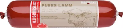 Produktbild von Fleischeslust Pures Lamm mit Braunhirse und Bierhefe, Adult, Lamm, 400 g
