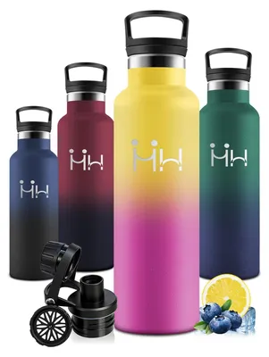 Produktbild von Motswedi Trinkflasche 750ml, Auslaufsicher, Trinkflasche Edelstahl, Kalt&Warm, T