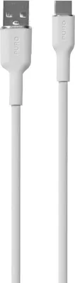 Obrázek produktu pro Kabel Puro Soft USB-A - USB-C 1,5 m - bílý