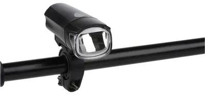 Produktbild von Dunlop LED Fahrradlicht Vorne Fahrradbeleuchtung mit Batterien - Fahrrad Licht mit 3 Modi - Wasserdichter Fahrradlampe - IPX4 - Einfach zu Montieren - Schwarz