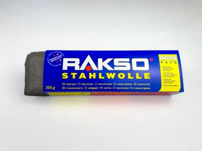 Obrázek produktu pro Ocelová vlna RAKSO, balení 200 g, jemnost 0000