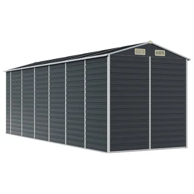 Immagine prodotto di vidaXL Capanno per attrezzi antracite 191x555x198 cm Acciaio zincato