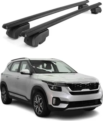 Obrázok produktu pre Strešné nosiče priečne pre Kia Seltos 2020-2023 hliník čierny ABE