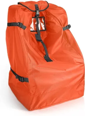 Image de Sac de voyage pour poussette, Oxford 600D, orange, 45 x 45 x 85 cm