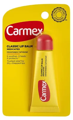 Obrázek produktu pro CARMEX | Balzám na rty, komfortní péče, ochrana proti mrazu, ochranná rtěnka | Classic - 10g
