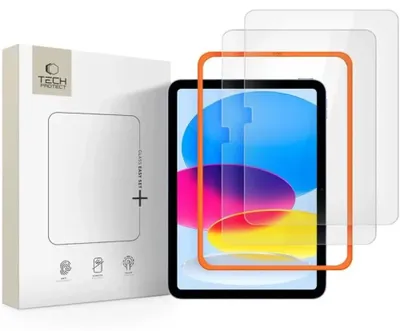 Immagine prodotto di Vetro temperato Tech-Protect Easy Set+ 2-Pack per Ipad 10.9" 2022 / Ipad 11" 2025