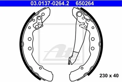 Immagine prodotto di Bremsbackensatz ATE 03.0137-0264.2
