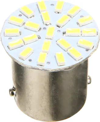 Image de Auto Motocykel Turn Signal High Brake Light 1156 Ba15s 22smd 3014 Led cibule License Plate Yellow_ 1156 jedno balenie