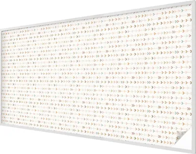Obrázok produktu pre Vitrážová fólia na okno - 116x200 cm - vitrážový vzor - nepriehľadná dekoratívna fólia na ochranu súkromia - samolepiaca, ochrana proti UV žiareniu - vzor šípok