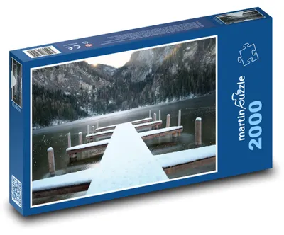 Obrázek produktu pro martinpuzzle - Puzzle 2000 - Zimní krajina na jezeře