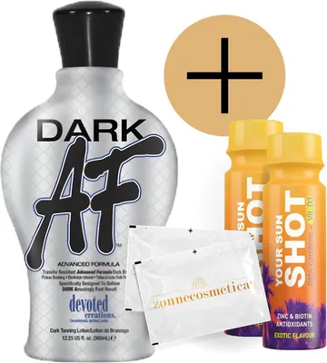 Produktbild von Devoted Creations - Dark AF + 2 Your Sun Shots + 2 Erfrischende tücher