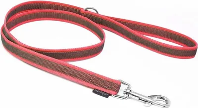Produktbild von Mystique® Gummierte Leine 20mm mit Handschlaufe Standard Karabiner neon pink 1,2m