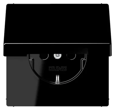 Productafbeelding van JG SCHUKO stopcontact LS1520KLSW met klapdeksel.