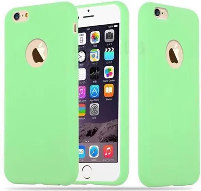 Produktbild von Cadorabo Hülle für Apple iPhone 6 / 6S Schutzhülle in Grün Handyhülle TPU Silikon Etui Case Cover