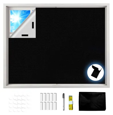Produktbild von Fensterverdunkelung 300x145 cm Magnetisch 100% Verdunklungsstoff ohne Bohren für Dachfenster