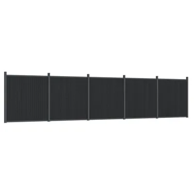 Zdjęcie produktu dla vidaXL Zaunelement Grau 872x186 cm WPC