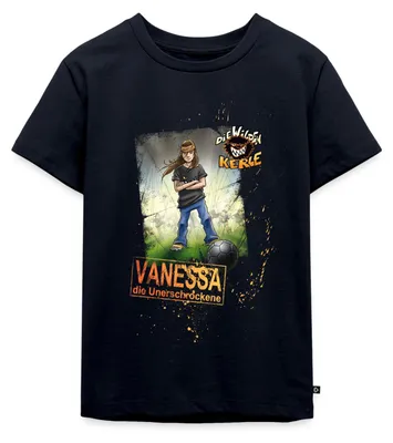 Produktbild von Spreadshirt Die Wilden Kerle Vanessa Kinder Premium T-Shirt, 98/104 (2 Jahre), Navy