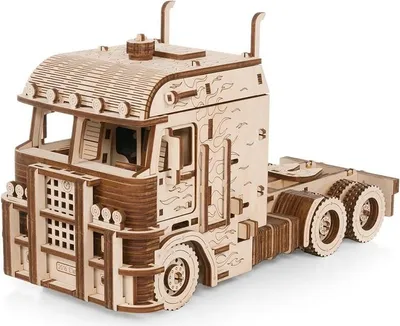 Image de puzzle 3D, Road King Truck, EWA, bois, 478 pices