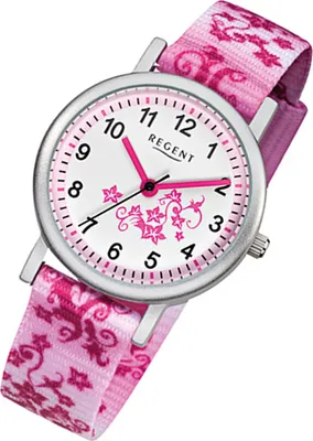 Obrázok produktu pre Regent náramkové hodinky Pink White F-727 Detské analógové Quartz hodinky URF727