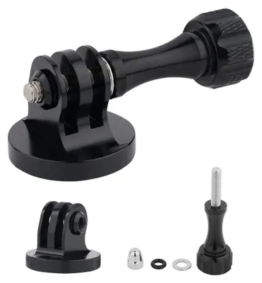Zdjęcie produktu dla Adapter statywowy 1/4" do kamer GoPro DJI SJCAM, czarny