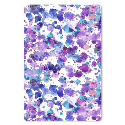 Produktbild von MuchoWow® Mauspad Mousepad Aquarell - Muster - Lila 40x60 cm - Mousepads - Maus Mat - Pad - Mausunterlage - Schreibtisch Accesoire