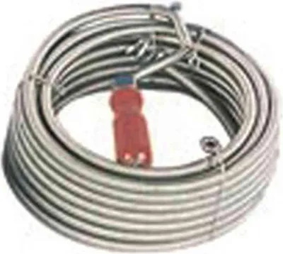 Image de kwb 956-030 Spirale de tuyau 10m, gris-argent/rouge