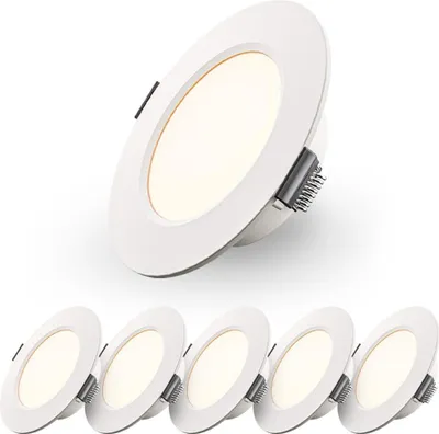 Produktbild von hoftronic LED Einbaustrahler Ultra Flach 3W 2700K Weiß Rund IP20